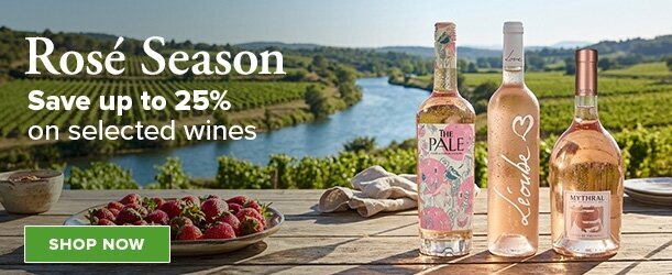 Save up to 25% on selected Rosé Wine