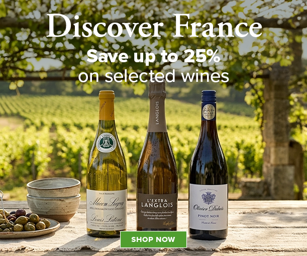 Discover France - Save up to 25% on selected French Wines