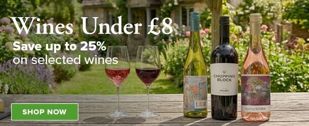 Wines under £8
