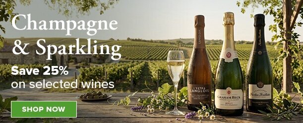 Save up to  25% on Selected Champagne & Sparkling