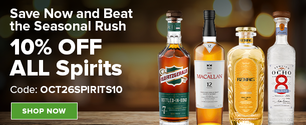 Save 10% on ALL Spirits