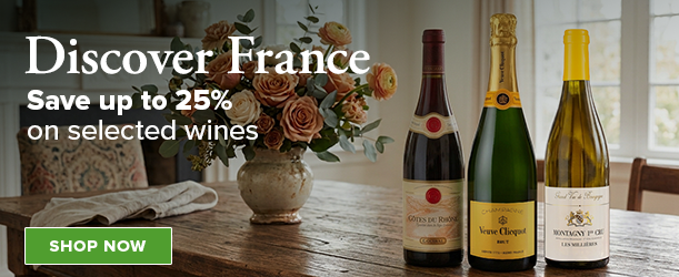 Save up to 25% on Selected French Wines