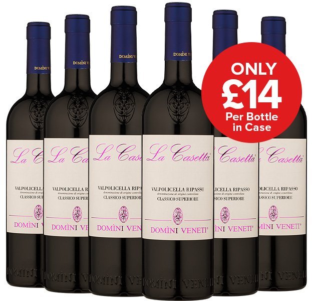Domini Veneti 'La Casetta' Valpolicella Ripasso 6 Bottle Wine Case Deal