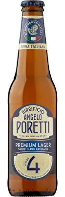 Birrificio Angelo Poretti '4 Hops' Premium Lager 5% 4 x 330ml Bottles