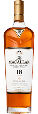 The Macallan Whisky 18 Year Old Sherry Cask Single Malt Scottish Whisky