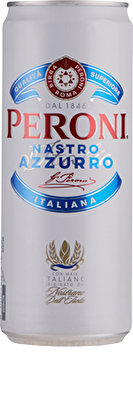 Peroni Nastro Azzurro Slimline Can 10x330ml 5%