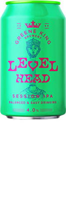 Greene King 'Level Head' Session IPA 4% 4x330ml Cans