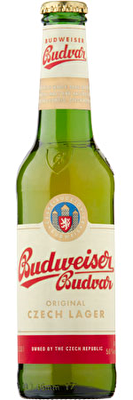 Budweiser Budvar 5% 12x330ml Bottles