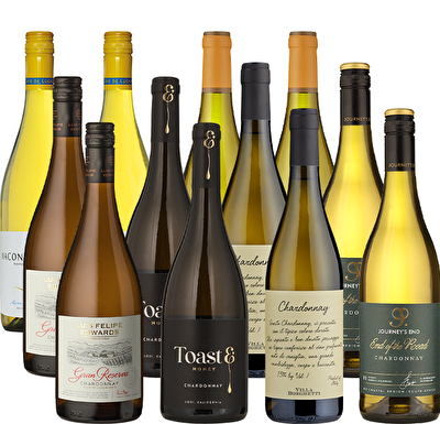 Chardonnay 12 Bottle White Wine Case