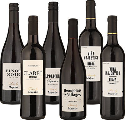 Chosen By Majestic 6 Bottle Red Wine Case
