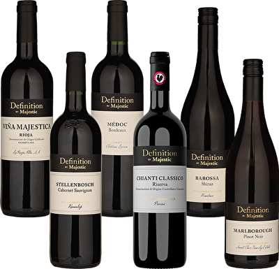 Definition by Majestic 6 Bottle Red Wine Case