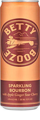 Betty Booze Sparkling Bourbon with Apple Ginger Sour Cherry 4x355ml Cans