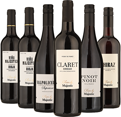 Chosen By Majestic 6 Bottle Red Wine Case