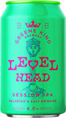 Show details for Greene King 'Level Head' Session IPA 4% 4x330ml Cans
