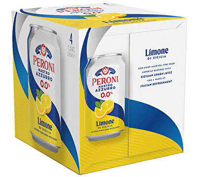Show details for Peroni 0.0 Limone 4x330ml Cans